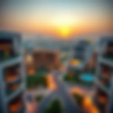 Aerial view of Ajman Al Jurf showcasing modern architecture