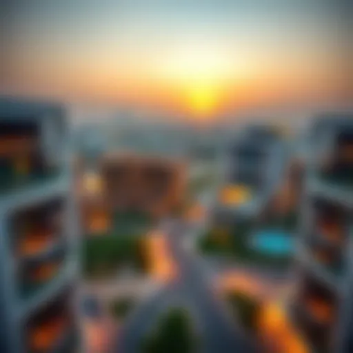 Aerial view of Ajman Al Jurf showcasing modern architecture