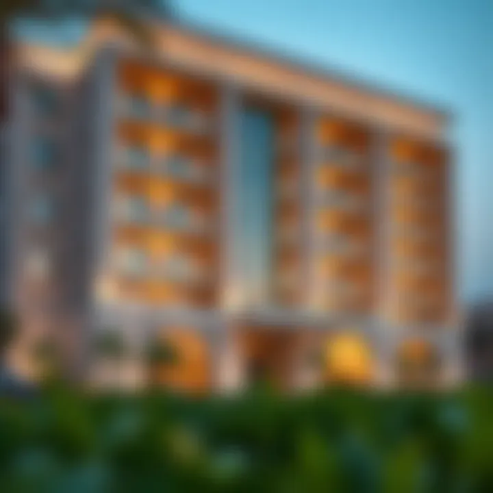 Luxurious exterior view of Al Manar Hotel Apartments