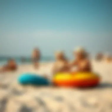 Leisure Activities at Al Reem Beach Families enjoying leisure activities at Al Reem Beach