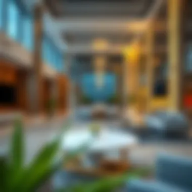 Exceptional Amenities at Al Saaha Offices Amenities available at Al Saaha offices including meeting rooms and lounges