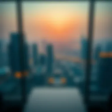 Breathtaking Views of Dubai from Al Saaha Offices Panoramic view of Dubai's skyline from Al Saaha offices