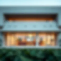 Exterior view of Al Saaha offices showcasing modern architectural design