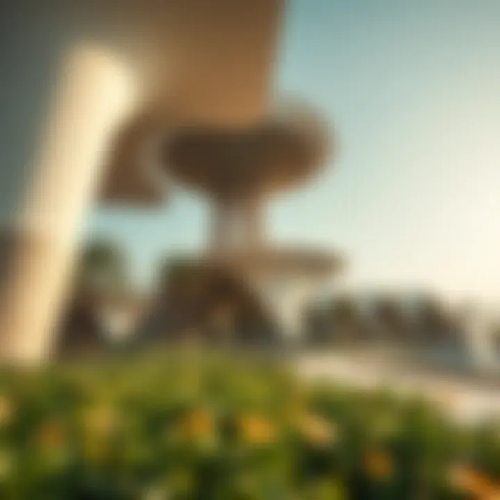 Unique architectural features of Al Twar Park