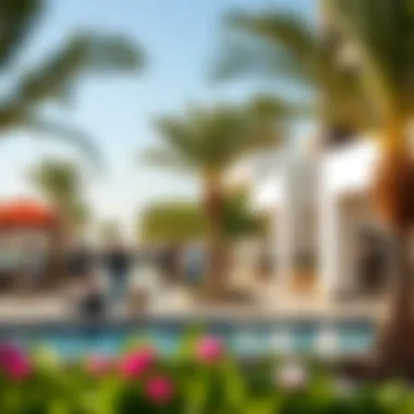 Community Vibes at Amwaj 4 Vibrant community spaces surrounding Amwaj 4, emphasizing lifestyle