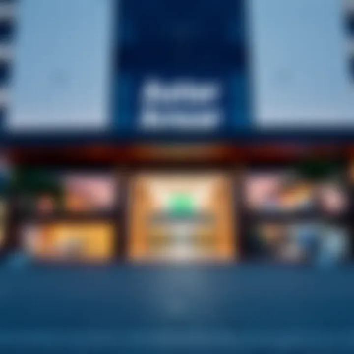 Exterior view of Aster Ansar Mall showcasing its modern architecture