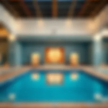 Leisure amenities like the pool and spa at Avani Hotel Media City