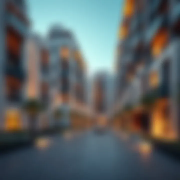 Modern residential buildings in Aya Wafi City reflecting innovative design