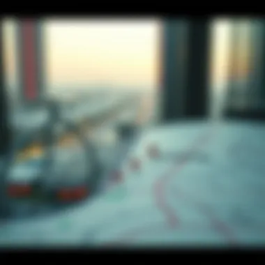 A map of Deira indicating key locations for bed space accommodations