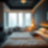 Cozy bed space interior near Deira City Center