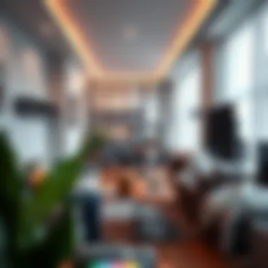 Communal living space fostering community