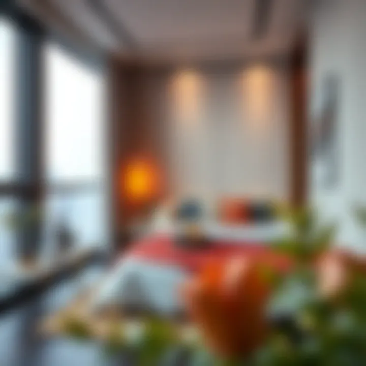 Cozy bedspace setup in a modern apartment