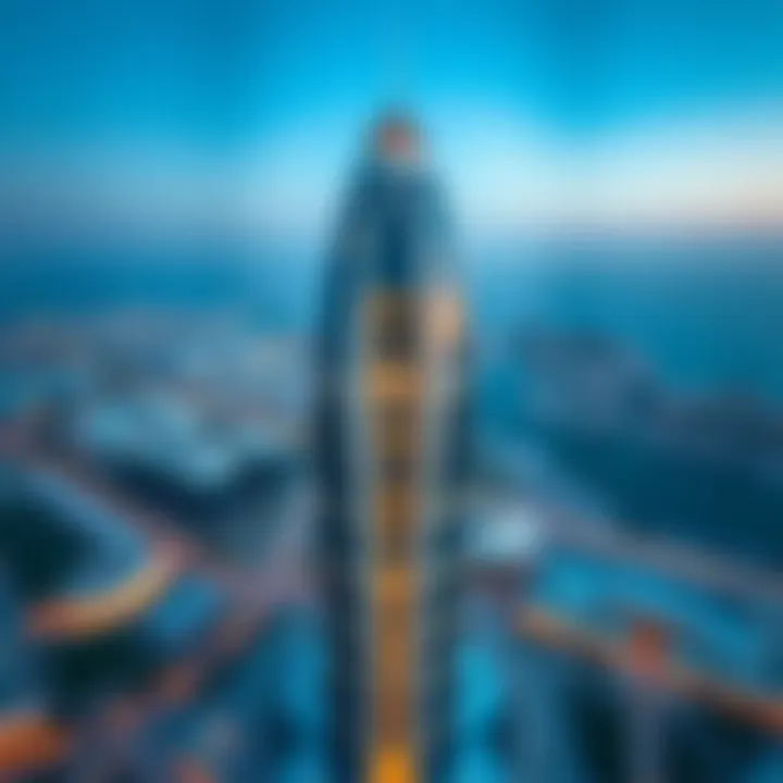 Aerial View of Cloud 88 Tower Aerial view of Cloud 88 Tower showcasing its unique architecture