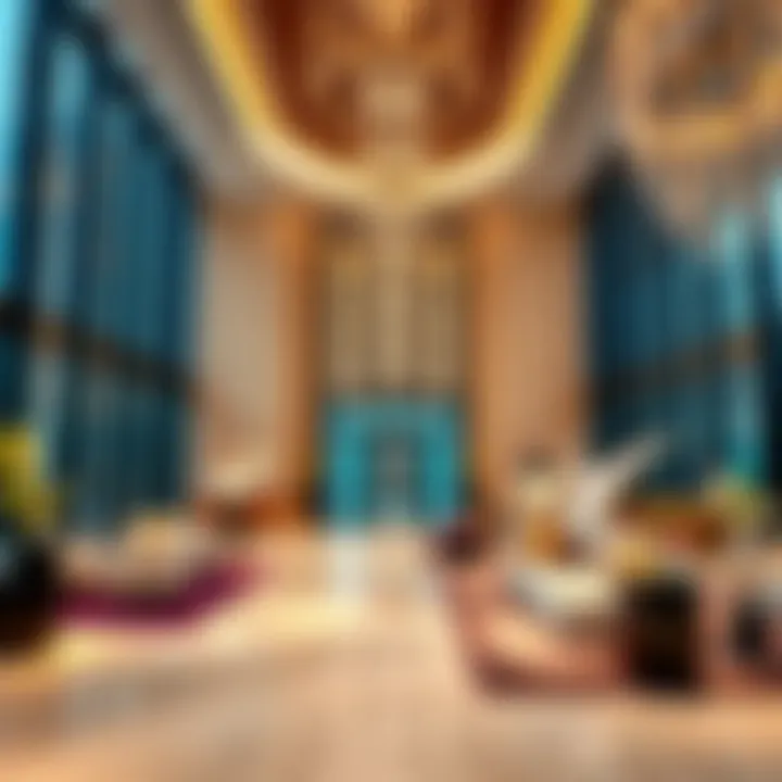 Luxurious Lobby of Cloud 88 Tower The luxurious lobby of Cloud 88 Tower, highlighting modern design