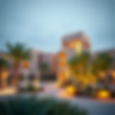 Architectural designs highlighting desert parks in real estate projects