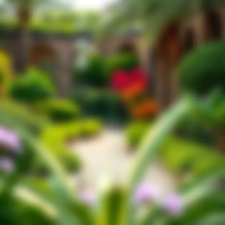 Lush greenery and vibrant gardens in Discovery Gardens