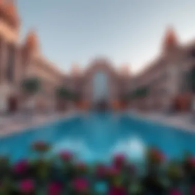 Architectural marvel of a Dubai parks hotel