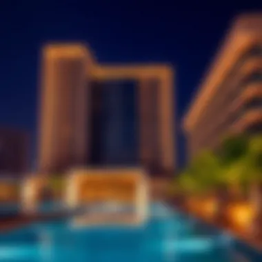 Stunning architectural view of Edge Rotana