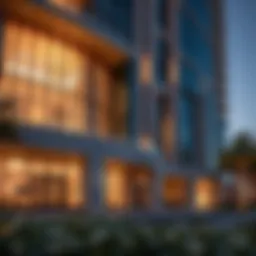 Stunning facade of Elie Saab Emaar Beachfront showcasing architectural elegance