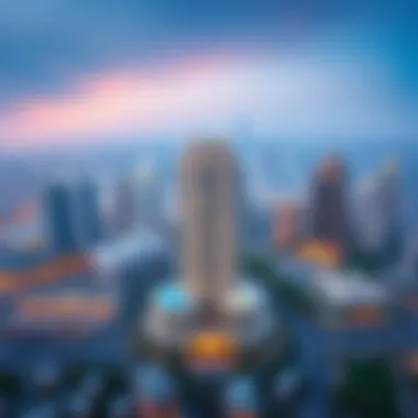 Aerial Perspective of Elite Building Aerial view showcasing Elite Building's location in Al Barsha