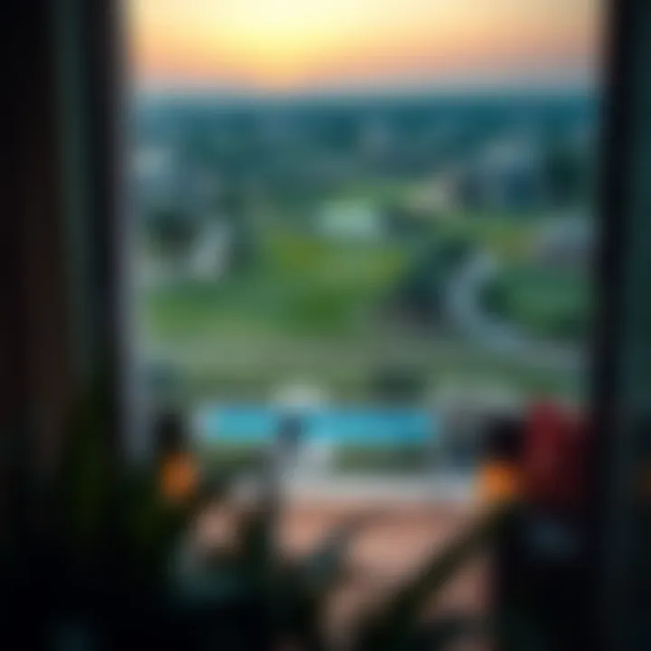 Breathtaking Views from Expo Golf Villas Scenic view from a villa's balcony overlooking the golf course