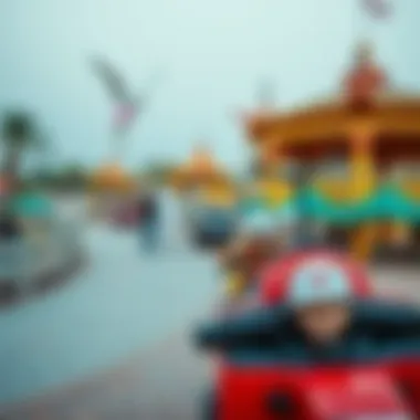 Exciting outdoor adventure park filled with attractions for kids