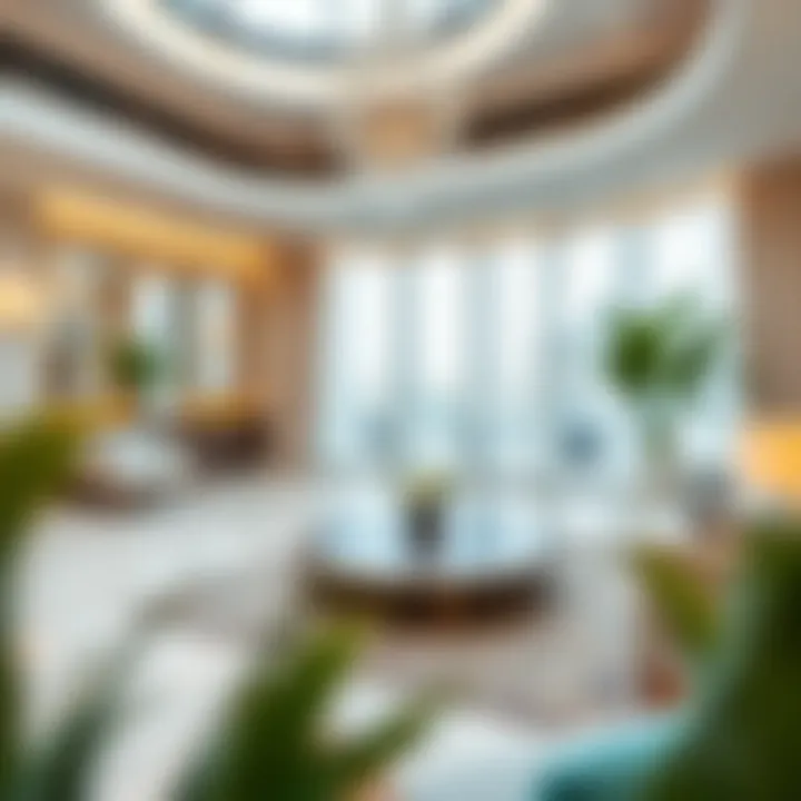 Amenities in a luxury flat