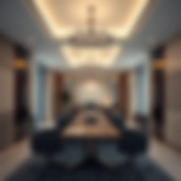 Sophisticated Office Interior Reflecting Professionalism Luxury Office Space Interior