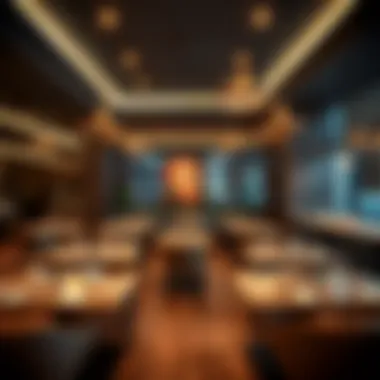 Stylish Dining Area with Unique Ambiance Chic Restaurant Interior Design