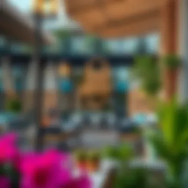 Vibrant lifestyle scene at Janayen Avenue with modern amenities