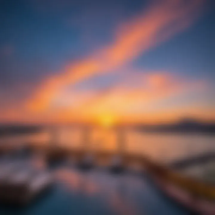 Sunset View from Lake Palace Tecom Stunning sunset view from the Lake Palace Tecom