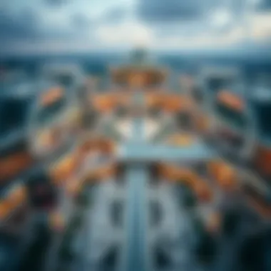 Aerial view showcasing the vast expanse of the largest mall