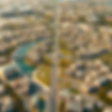 Strategic Layout of Mohammed Bin Rashid District 1 Aerial view highlighting the strategic layout of Mohammed Bin Rashid District 1