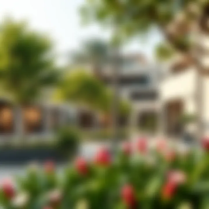 Community Space with Lush Greenery in Mohammed Bin Rashid District 1 Vibrant community space with lush greenery in Mohammed Bin Rashid District 1