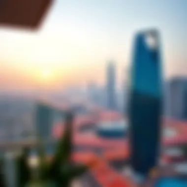 Breathtaking Views of Downtown Dubai Skyline view of Downtown Dubai from the apartments