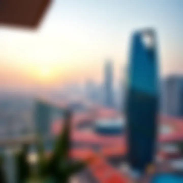 Breathtaking Views of Downtown Dubai Skyline view of Downtown Dubai from the apartments