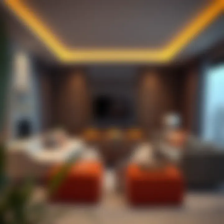 Interior Design and Comfort in Hotel Apartments Luxurious living space within the hotel apartments