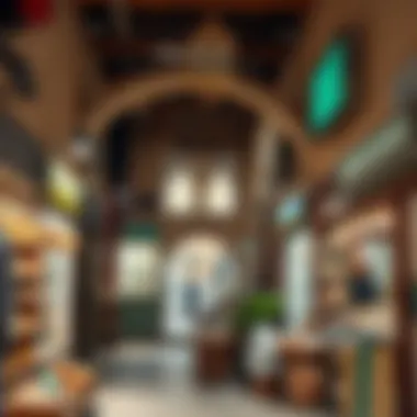 A blend of old and modern shops within Naif Souk