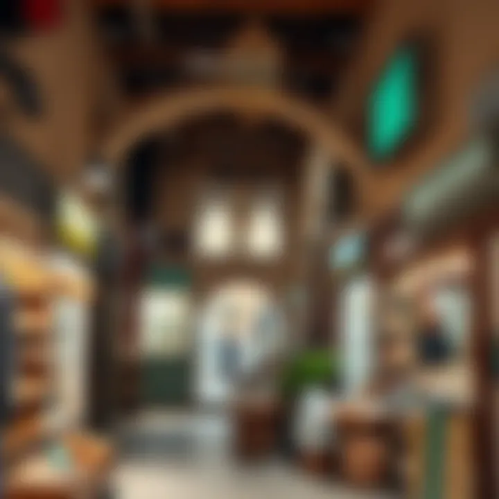 A blend of old and modern shops within Naif Souk