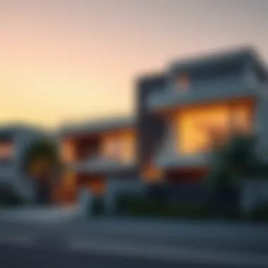 An architect's conceptual design of a modern off-plan property