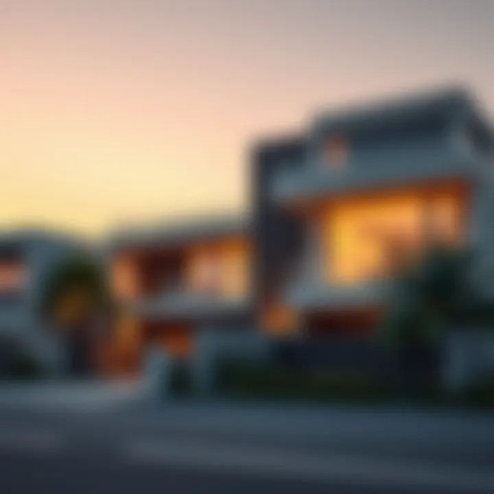 An architect's conceptual design of a modern off-plan property