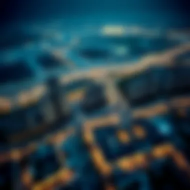 A strategic map outlining key areas for off-plan investments in Dubai