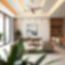 A modern Peace Home interior showcasing minimalist design and serenity.