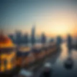 Stunning skyline view of Dubai showcasing luxury homes