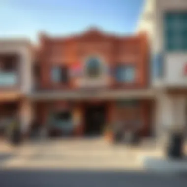 Local Life in Rashidiya Vibrant streets of Rashidiya with local shops and cafes