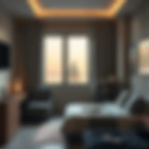 Cozy room interior in Al Baraha