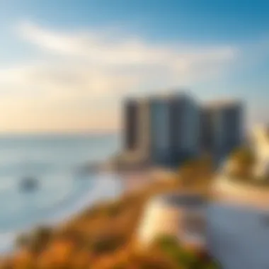 Stunning view of Royal Breeze development overlooking the coastline