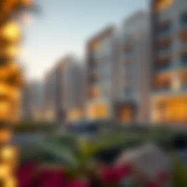 Modern architecture of residential units in Royal Breeze