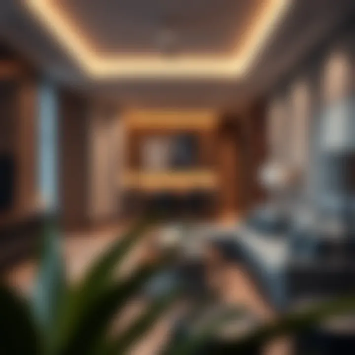 Luxurious living space inside a Sobha Creek Vistas unit