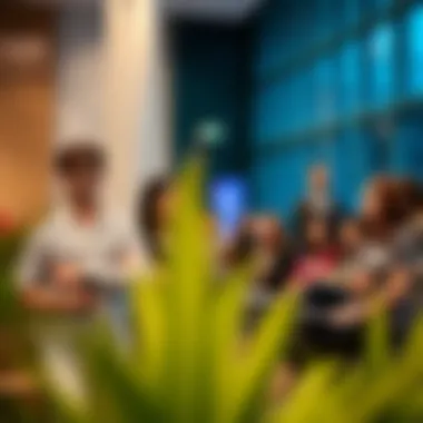 A professional networking event showcasing Sobha UAE